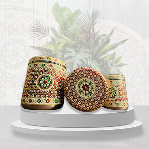 Meenakari Container